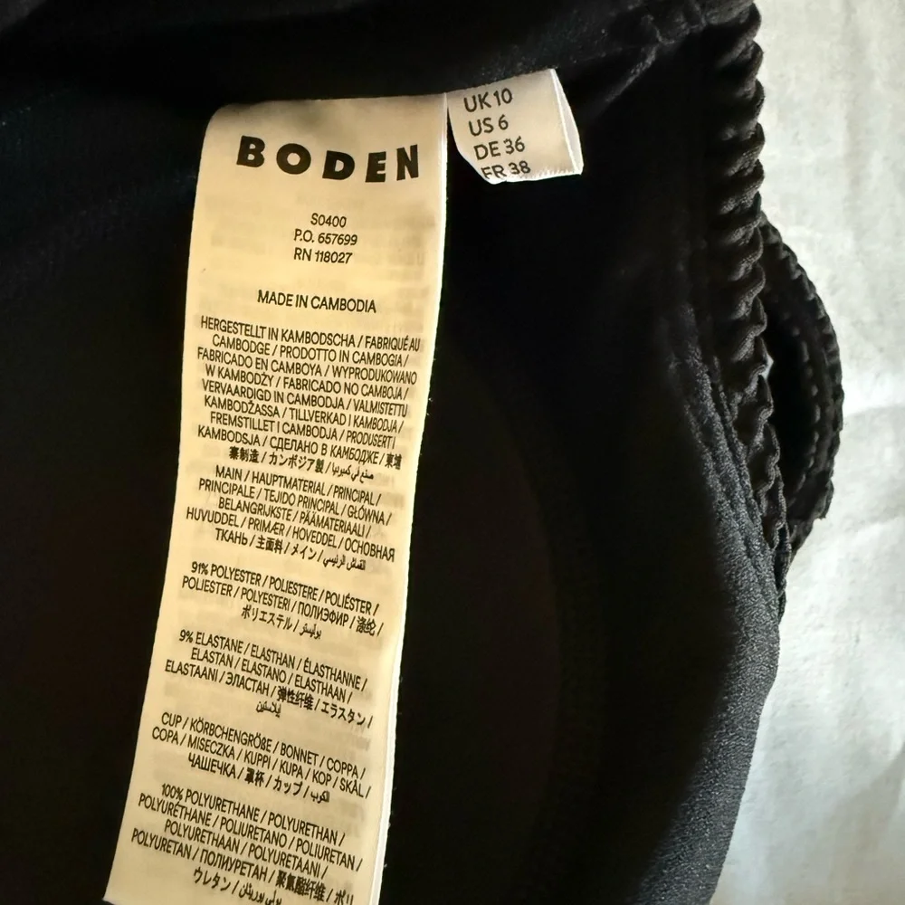 Boden Elegant Black Swimsuit - Picture 3 of 5
